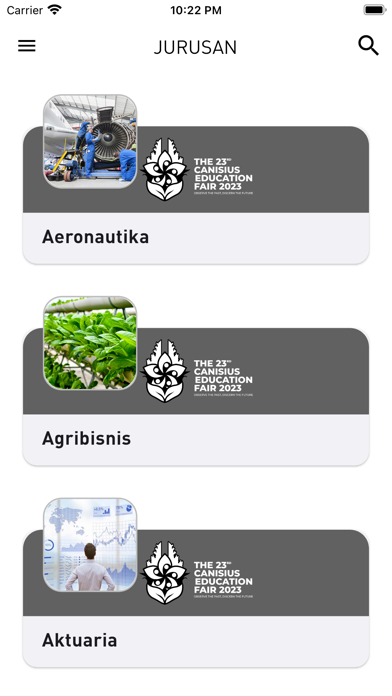 Canisius Edufair 2023 — Browse by Major